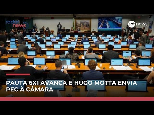 Pauta da escala 6x1 avança e Hugo Motta encaminha PEC à CCJ da Câmara