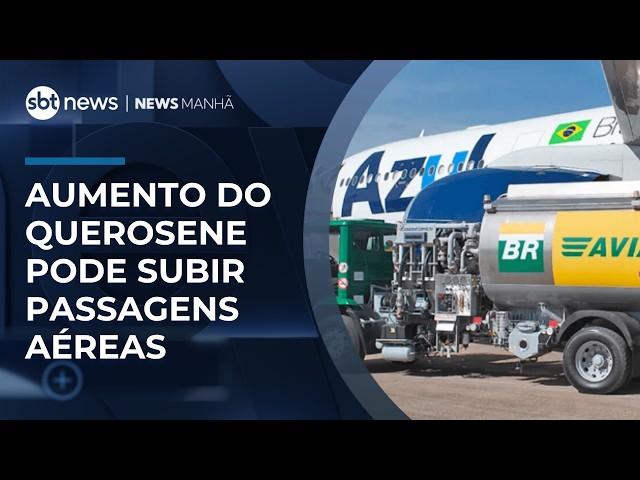 Empresas aéreas alertam que aumento do querosene pode elevar preços das passagens | #NewsManhã