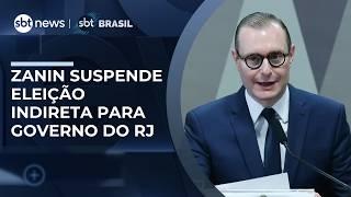 Zanin suspende eleição indireta para governo do RJ; impasse político continua