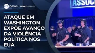 Ataque em Washington expõe avanço da violência política nos EUA | #NewsManhã