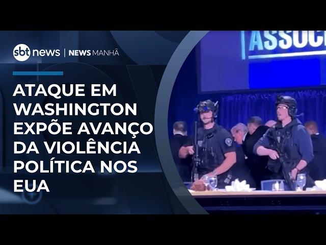 Ataque em Washington expõe avanço da violência política nos EUA | #NewsManhã