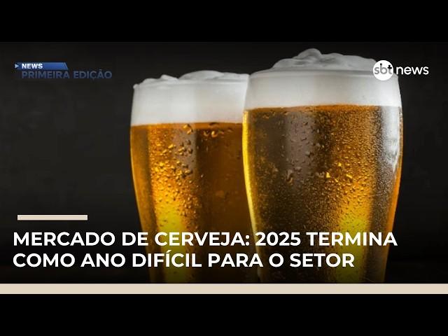 Mercado de cerveja: Clima frio derruba consumo em 2025 | #NewsPrimeiraEdição