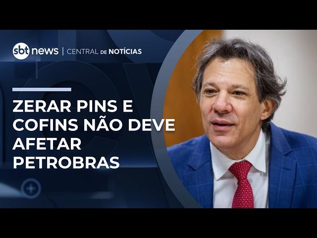 Medida sobre PIS e Cofins não afeta política de preço da Petrobras, diz Haddad | #CentraldeNotícias