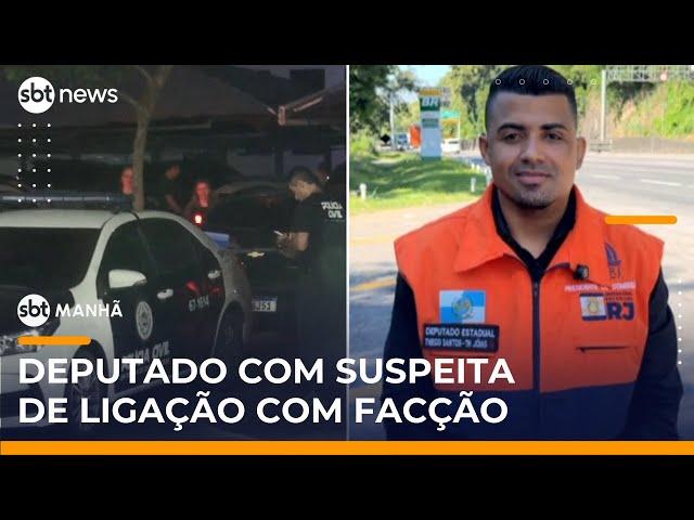 RJ: Deputado TH Joias é alvo de operação por ligação com facção e tráfico de armas | #SBTManhã