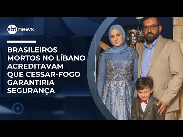 Família de brasileiros morta no Líbano acreditava que cessar-fogo garantiria segurança | #SBTNews