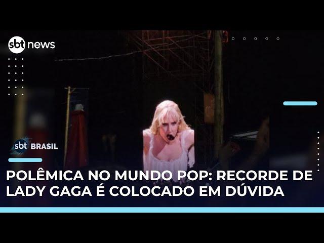 Público de Lady Gaga em Copacabana é questionado pela BBC | #SBTBrasil 