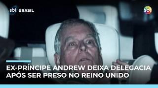 Caso Epstein: Ex-príncipe Andrew deixa delegacia após ser preso no Reino Unido