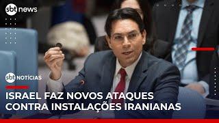Embaixador de Israel na ONU elogia apoio dos EUA no conflito com Irã | #SBTNotícias