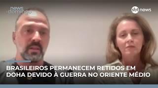 Guerra Oriente Médio: Casal de brasileiros estão retidos no Catar e aguardam resgate