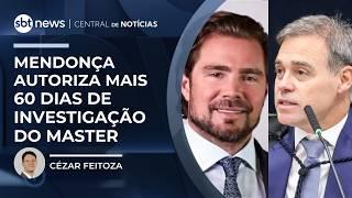 Banco Master: André Mendonça autoriza mais 60 dias de investigação do caso | #CentraldeNotícias