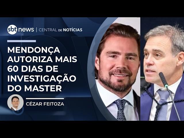 Banco Master: André Mendonça autoriza mais 60 dias de investigação do caso | #CentraldeNotícias