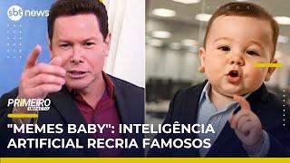 Famosos viram bebês em nova trend com inteligência artificial | Primeiro Impacto (27/05/25)