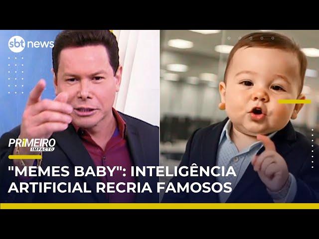 Famosos viram bebês em nova trend com inteligência artificial | Primeiro Impacto (27/05/25)