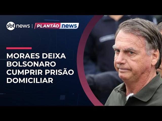 Alexandre de Moraes autoriza Bolsonaro cumprir prisão domiciliar temporária | #CentraldeNotícias