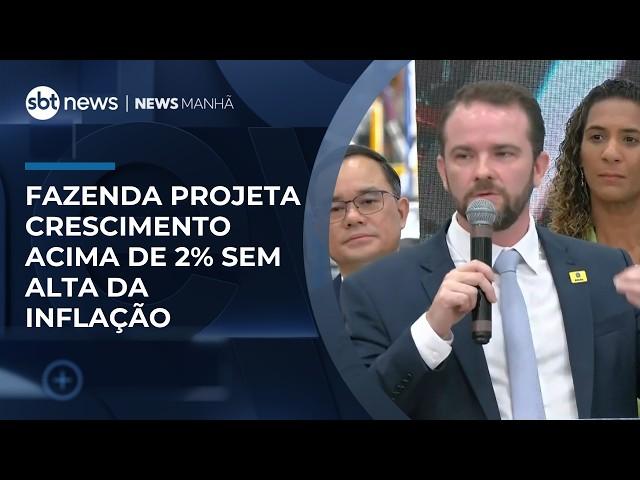 Fazenda projeta crescimento acima de 2% sem alta da inflação | #NewsManhã
