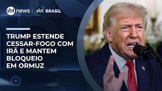 Trump prorroga cessar-fogo com Irã e mantem bloqueio ao Estreito de Ormuz