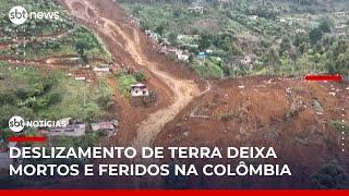 Deslizamento de terra deixa 11 mortos na Colômbia | #SBTNotícias
