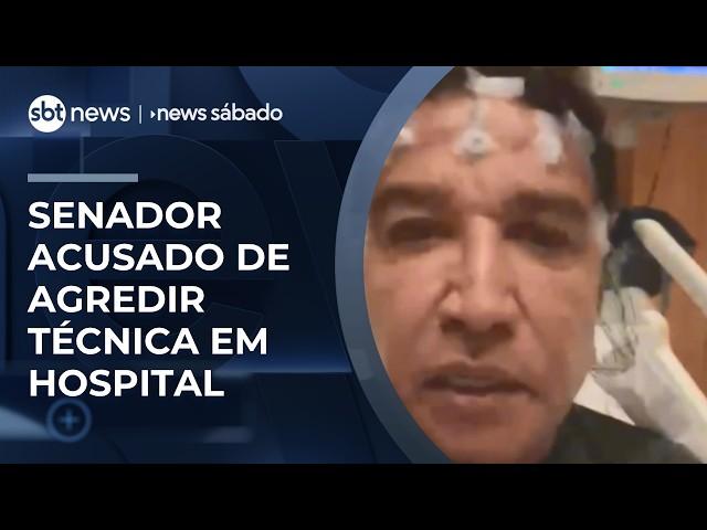 Técnica acusa Magno Malta de agressão e xingamentos durante exame; senador nega | #NewsSábado