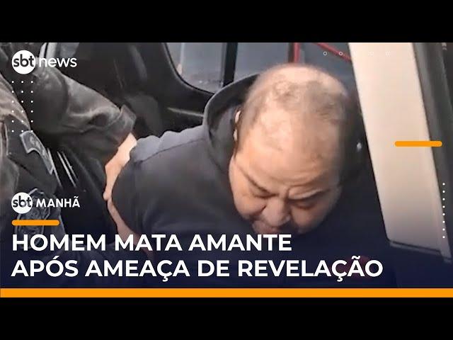 Homem mata amante após ameaça de revelação e é preso | #SBTManhã