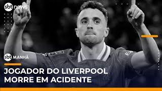 Diogo Jota, do Liverpool, morre em acidente de carro na Espanha | #SBTBrasil 