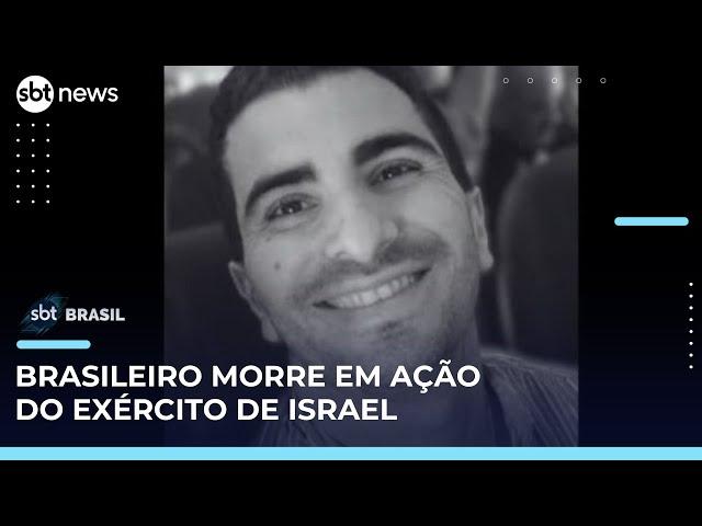 Soldado brasileiro do Exército de Israel morre em incidente na Faixa de Gaza | #SBTBrasil 