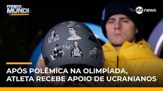 Ucranianos do setor de energia seguem atleta e homenageiam vítimas nos capacetes | #MapaMundi