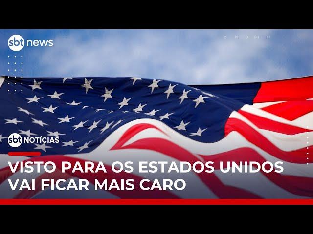 Nova lei de Trump deve deixar visto para os EUA R$ 1,4 mil mais caro | #SBTNoticias