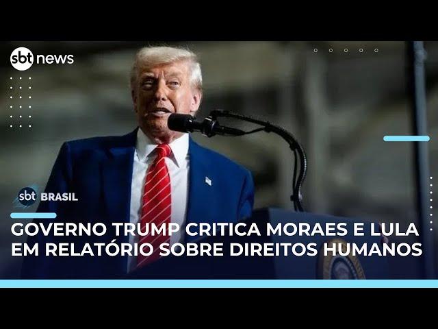 EUA criticam Brasil em relatório sobre direitos humanos e censura nas redes sociais | #SBTBrasil 