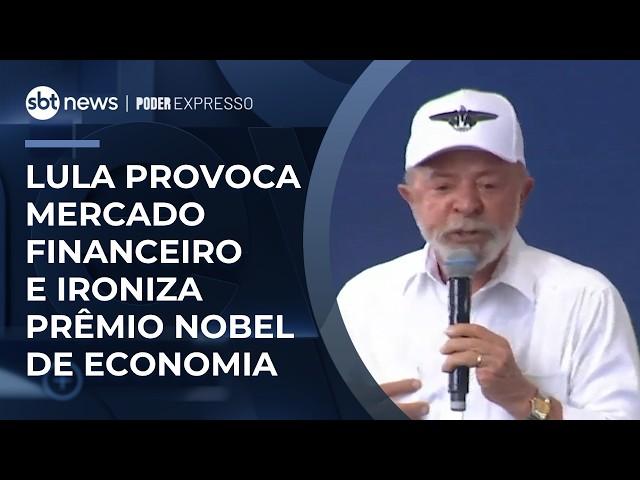 Lula critica Faria Lima e ironiza: “não sei por que não me dão Nobel de economia” | #PoderExpresso