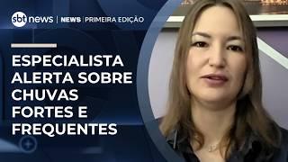 Semana terá chuvas fortes e frequentes em várias regiões do Brasil | #NewsPrimeiraEdição