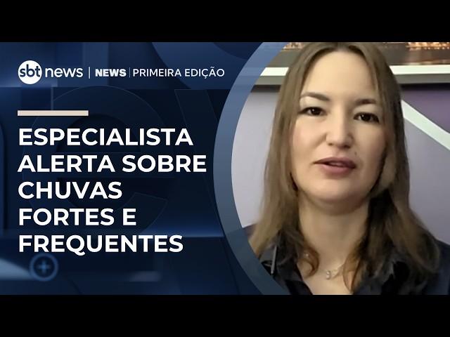 Semana terá chuvas fortes e frequentes em várias regiões do Brasil | #NewsPrimeiraEdição