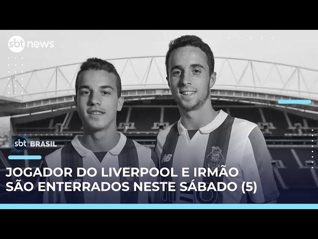 Diogo Jota e André Silva são sepultados em Portugal | #SBTBrasil
