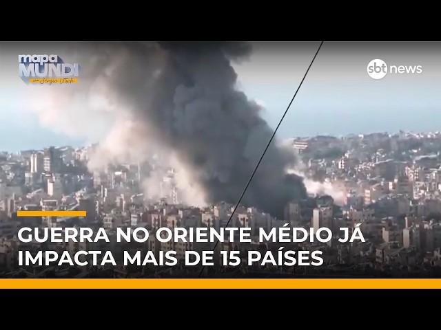 Guerra no Oriente Médio: Estratégia do Irã é criar caos na região e forçar negociação | #MapaMundi