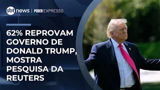 Desaprovação de Trump chega a 62%, aponta pesquisa | #PoderExpresso