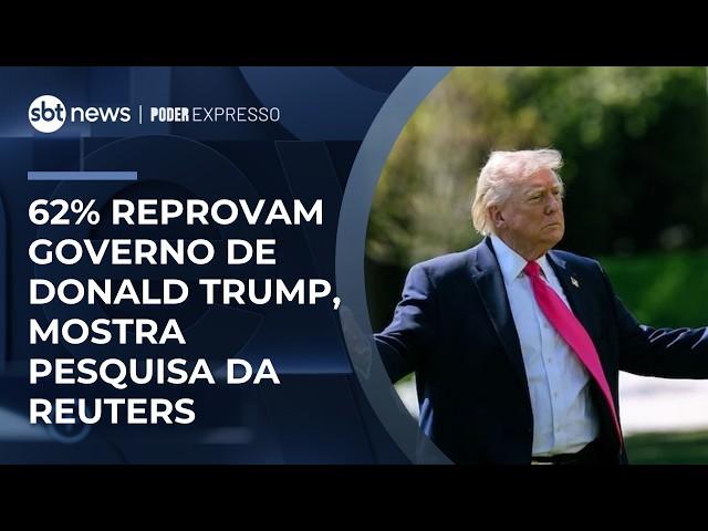 Desaprovação de Trump chega a 62%, aponta pesquisa | #PoderExpresso