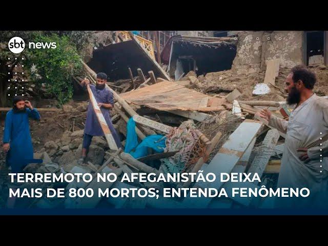 Terremoto no Afeganistão deixa mais de 800 mortos; entenda fenômeno