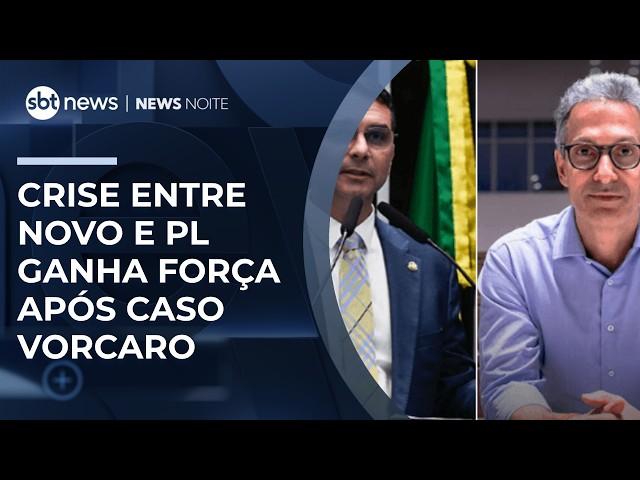 Conversas de Flávio e Vorcaro geram crise entre Novo e PL | #NewsNoite
