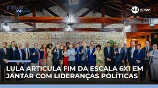 Lula discute fim da escala 6x1 com Hugo Motta | #JornaldoSBTNews
