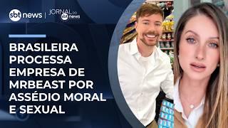 Brasileira processa empresa de MrBeast e faz acusações na Justiça | #JornaldoSBTNews
