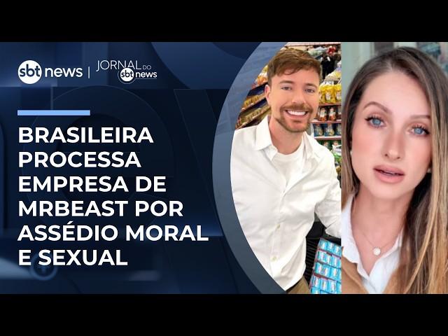 Brasileira processa empresa de MrBeast e faz acusações na Justiça | #JornaldoSBTNews