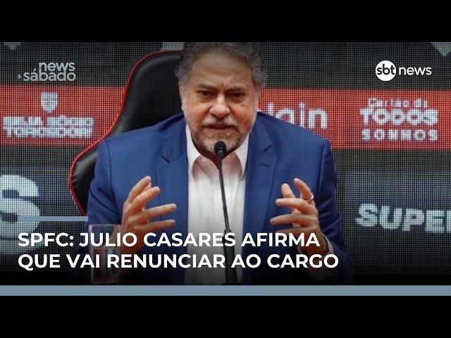 Presidente afastado do São Paulo vai entregar carta de renúncia | #NewsSabado