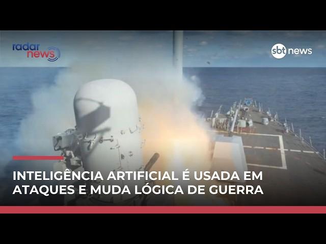 Inteligência artificial é usada em ataques e muda lógica de guerra; entenda | #RadarNews