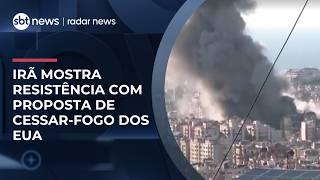 Irã mostra resistência e proposta norte-americana de cessar-fogo enfraquece | #RadarNews
