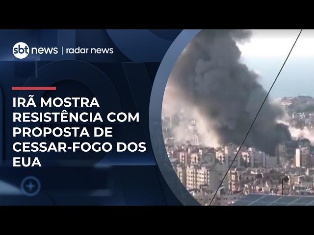 Irã mostra resistência e proposta norte-americana de cessar-fogo enfraquece | #RadarNews