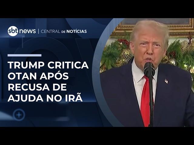 Após aliados europeus negarem apoio, Trump dispara: "Não precisamos de ninguém" | #CentraldeNoticias