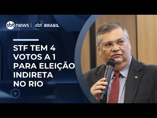 STF tem 4 votos a 1 a favor de eleição indireta no Rio; Dino pede vista 