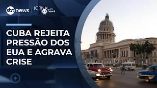 EUA e Cuba ampliam tensão após impasse sobre presos políticos | #JornaldoSBTNews