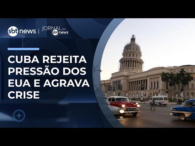 EUA e Cuba ampliam tensão após impasse sobre presos políticos | #JornaldoSBTNews