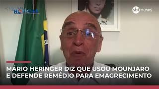 Mário Heringer diz que usou mounjaro e defende uso do remédio para emagrecer