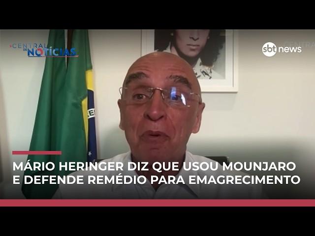 Mário Heringer diz que usou mounjaro e defende uso do remédio para emagrecer